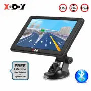 XGODY 7" Touch Screen GPS Navigator for Car Truck Taxi Bus HGV Lane Assist POIs