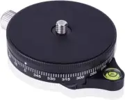 Camera Panoramic Panning Base w/ Arca Swiss Style Plate 3/8" for Tripod Monopod