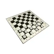 Checkers Board for Kid Foldable Chessboard Family Board Game Table Game
