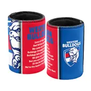 Western Bulldogs AFL Team Song Can Cooler Stubby Holder