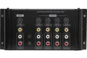Dynalink 4 Way Composite S-Video Signal & Distributes AV Distribution Amplifier
