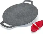 Korean Style BBQ Grill Pan for Stove Top, Camping and IH, 13" round Griddle with