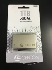 Centon 1TB portable SSD USB 3.2 Gen 2 New 6263