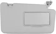 XEBRAD for Koleos, 2008-2016 Front Car Sun Visor Sunvisor Wth Makeup Mirror Light Car Inner Left Right Sun Visor Car Sun Visor(Grey Right)