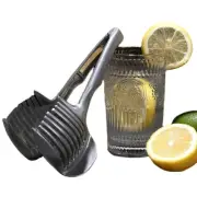 Soporte Sostenedor De Acero Inoxidable Naranja Limon Lima Pomelo Frutas Manual