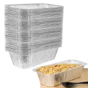 200 Bulk Loaf Pans 5Lb Aluminum Foil Baking Tins Catering Heavy Duty Deep Dish