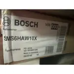 【BOSCH 博西】德國原裝60公分獨立式洗碗機 SMS6HAW10X 含基本安裝