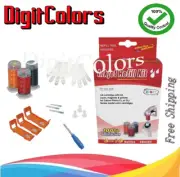 Refill bottle ink kit box tool for Canon CLI 8 Cyan, Magenta & Yellow cartridge