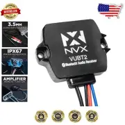 Versatile Waterproof Bluetooth 4.0 Audio Receiver – 35 ft Range for Boats & Cars