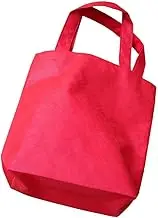 Ciieeo 7pcs Non Woven Reusable Grocery Tote Bags Lightweight Washable Party Favor Bags Random Colors for Arts Crafts School Projects and DIY Decorations Random Color