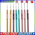 8pcs Crochet with Case Plastic Sewing Needles Kit DIY Craft for Arthritic Hands