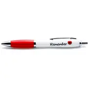 Anzac Poppy Soft Grip Pen POPPY REMEMBRANCE