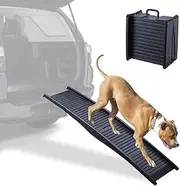 Foldable Dog Ramp - Dogs Pet Step Ramp, Large Dogs Paw Ramp | Slip Proof Pet Ladder with Traction Mat, Slip-Proof Joints Knees Protection Portable Pet Steps for Large Dogs Climbing & Descending
