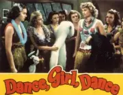 Dance Lobby Card GIRL Maureen O'Hara Lucille Ball 1940 Movie Old Photo