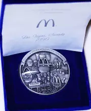 McDonald's Franchise Store Owner Operator 1990 Las Vegas Convention 35 Yr Medal