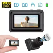 Mini Camera With Screen Indoor Outdoor HD 1080P Portable Small Camcorder DV