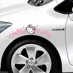 HELLO KITTY 貼紙 可愛車貼  防水  可愛貼紙 摩托車貼  汽車貼紙