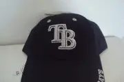 TAMPA BAY DEVIL RAYS SMALL-MEDIUM STRAPBACK DEADSTOCK HAT CAP VINTAGE C5