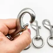 Brand New Spring Hook Swivel Eye Bolt Snap Fishing Tackle Multi-purpose