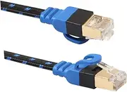 KICHOUSE 20m Cat7 Ethernet Cable Double Shielded Network Cable for Router 10gbps Speed High Bandwidth Fiber Mesh Gold Plated Connectors