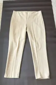 Chico's Size 1.5 (US 10) Beige Stretch Tammy Control Pull On Dress Pants