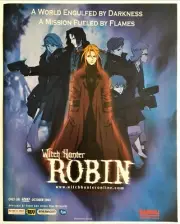 Vintage Print Ad 2003 Witch Hunter Robin Bandai Original Promo Poster Art