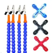Flexible Soldering Third Hand Tool With 4 Adjustable Arms and Clips Helping Hand