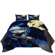 Poe the Whispered Word Lenore Raven Gothic Girl Coverlet