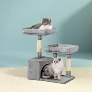 69cm i.Pet Cat Tree Scratching Post Tower Scratcher Wood Condo House Bed Trees