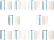 100 Piece Dotting Tools Ball Styluses for Mandala Rock Painting, Pottery, Embossing Art