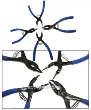 4PC Snap Ring 6" Circlip Plier Manufactured Forged Steel Professional Tool