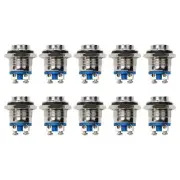 Waterproof Metal Push Button Momentary On/Off Horn 10pcs