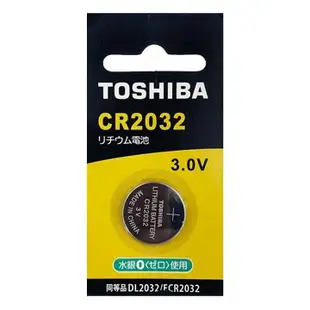 東芝TOSHIBA 鈕扣型鋰電池 CR1632 CR2016 CR2025 CR2032 CR1616