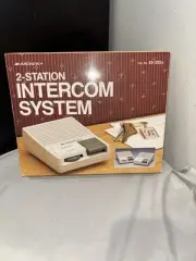 Vintage 2-Station Radio Shack Archer Wired Intercom System, New In Box