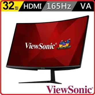 ASUS VA326H 32型VA曲面低藍光.不閃屏電競螢幕| 賣電腦直營店| 樂天