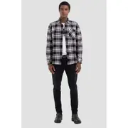 Replay Mens Check Shirt In Checked Flannel Multi