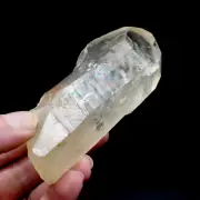 3.9in 229g Cosmic Dow Channeler Golden Healer Lemurian Quartz Crystal Master Sta