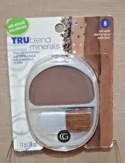 Covergirl Tru Blend Minerals Pressed Mineral Foundation 6 Soft SABLE New Brush