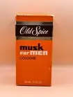 OLD SPICE MUSK FOR MEN 89ML COLOGNE VINTAGE SPLASH (NEW WITH BOX)