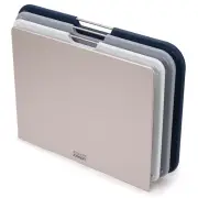 NEW Joseph Joseph Nest Chopping Board Set Grey Large 4pce