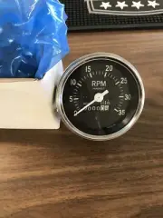 DETROIT DIESEL CATERPILLAR CUMMINS MANUAL TACHOMETER 0 TO 3500 3500 RPM TACH