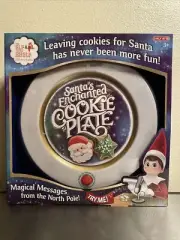Santa's Enchanted Cookie Plate Elf on the Shelf Magical Messages NEW