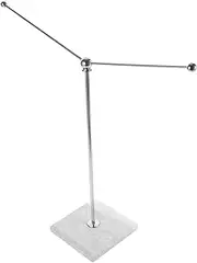 SHOWERORO Stainless Steel Flag Stick Marble Base Meeting Flag Pole for Office Decor
