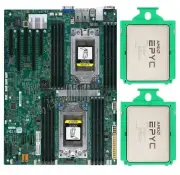 Supermicro H11DSI-NT Motherboard + 2x AMD EPYC 7302 CPU Processor Combo