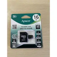 在飛比找蝦皮購物優惠-Apacer 宇瞻 16GB MicroSDHC TF UH