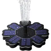 GREENYHAVEN Solar Powered Fountain Pump wi/ different Spray Pattern Heads for Pool, Garden, Pond