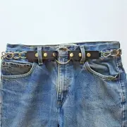 Silver Chain Belt also can be a wallet chain