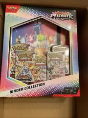 POKÉMON TCG Scarlet & Violet Prismatic Evolutions Binder Collection IN HAND