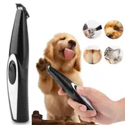 Electric Pet Foot Hair Trimmer Dog Grooming Pedicure Clipper Black