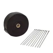 Proflow Exhaust Wrap Fiberglass Composite 650 Degrees Celsius 1 in Ã— 25 ft Roll